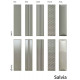 Плитка Sartoria Vibes Salvia, декор Peak 62x250х8,5мм гладкая/глазурованная, для стены SAVIPE0262G
