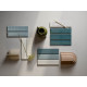Плитка Sartoria Vibes Azzurro, декор Quilt 62x250х8,5мм структурная/матовая, для стены SAVIQU0462N