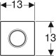 Клавиша смыва для уринала Geberit 116.011.JQ.5