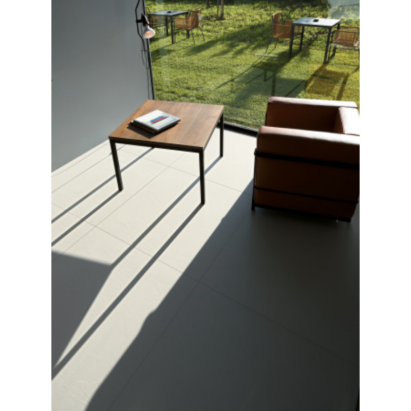 Плитка керамогранитная Cottodeste Materica Bianco 1000x1000х5,5мм Kerlite, гладкая/матовая EK8MA00