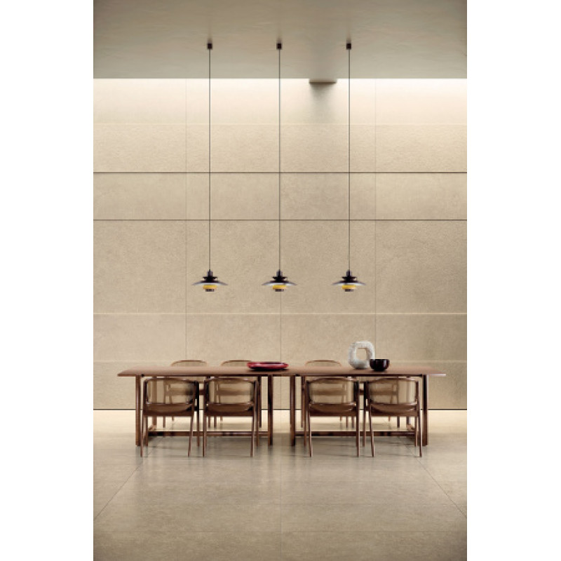 Плитка керамогранітна Cottodeste Pura Ivory 1200x600х6, 5мм Kerlite, гладка/матова Chiseled EKXPU60