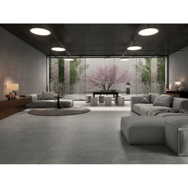 Плитка керамогранитная Cottodeste Pura Grey 1200x2780х6,5мм Kerlite, гладкая/матовая Chiseled EK6PU50