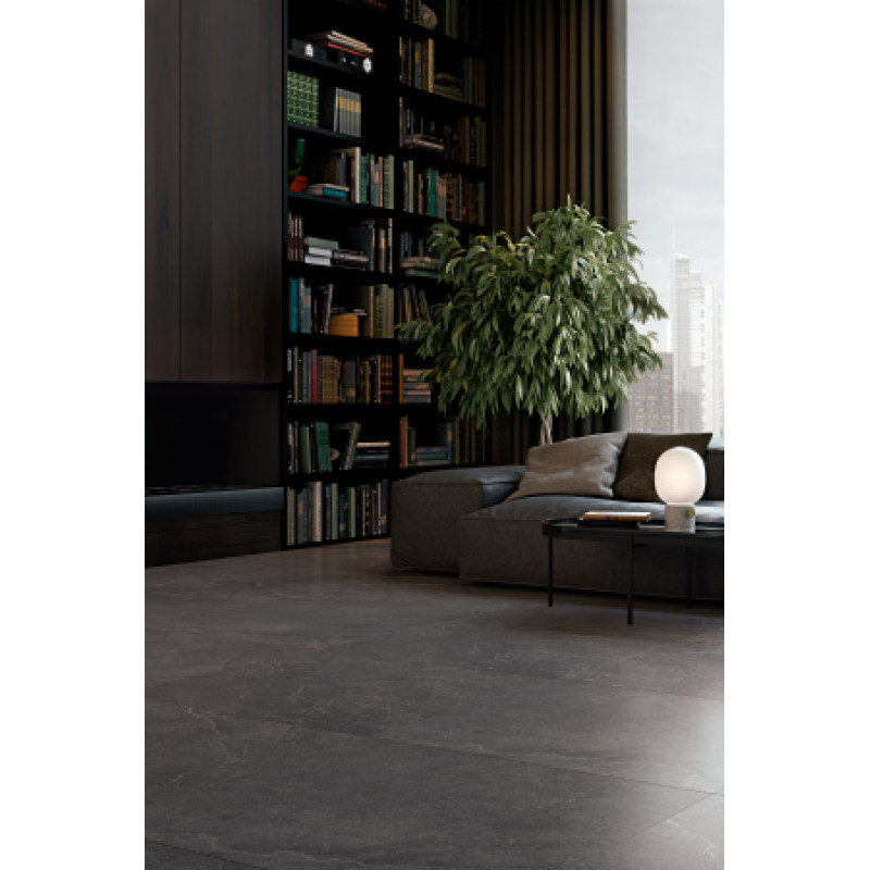 Плитка керамогранітна Cottodeste Lithos Carbon 1200x600х6,5мм Kerlite, гладка/матова soft EKXLT05