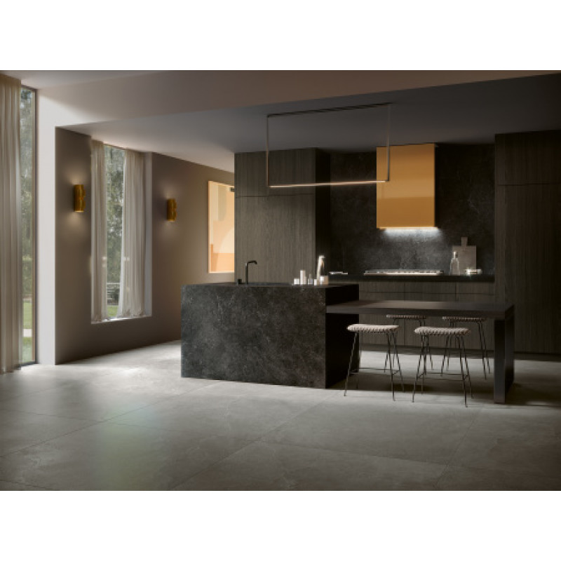 Плитка керамогранитная Cottodeste Lithos Carbon 1200x2600х6,5мм, Kerlite гладкая/матовая EK7LT00