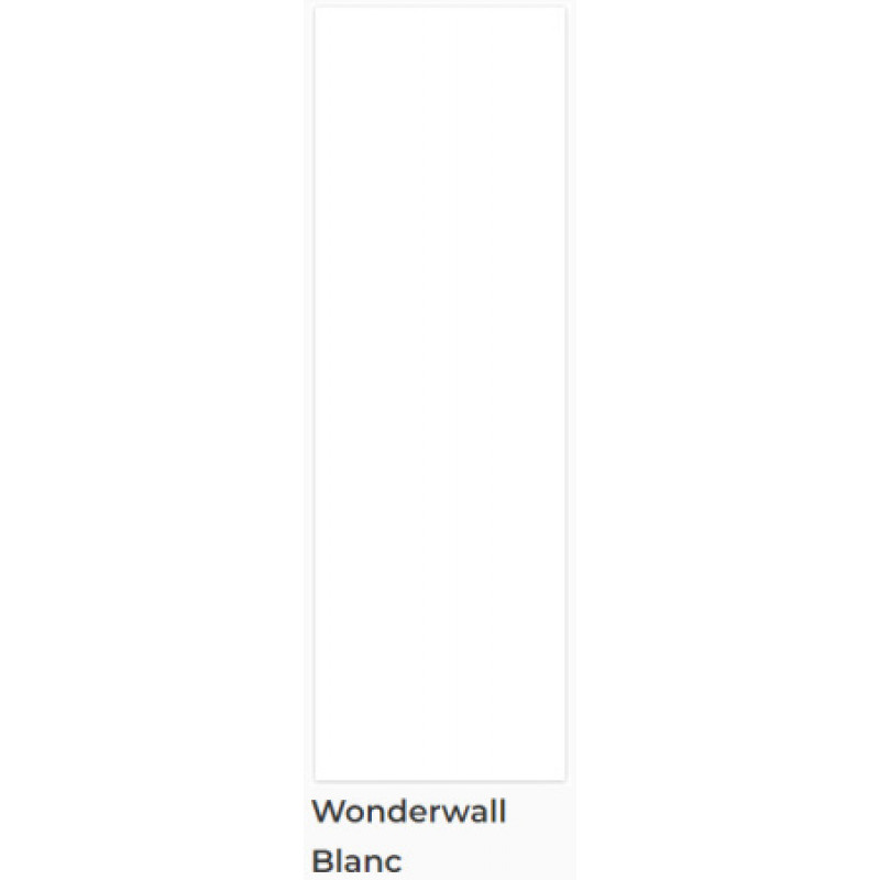 Плитка керамогранітна Cottodeste Wonderwall декор Blanc 1000x3000х3,5мм Kerlite, гладка/матова EG7WP42