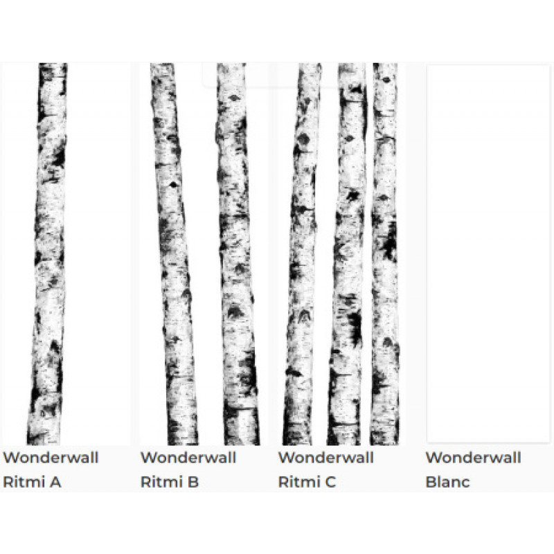 Плитка керамогранітна Cottodeste Wonderwall декор Blanc 1000x3000х3,5мм Kerlite, гладка/матова EG7WP42