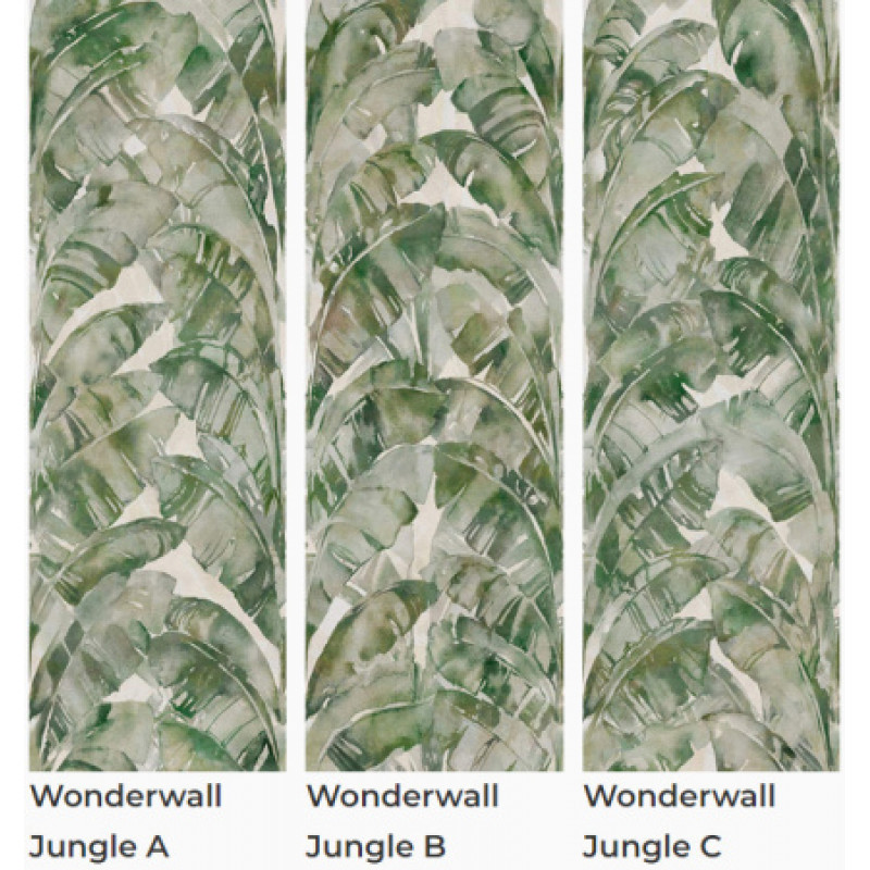 Плитка керамогранітна Cottodeste Wonderwall декор Jungle C 1000x3000х3,5мм Kerlite, гладка/матова EG7WP86
