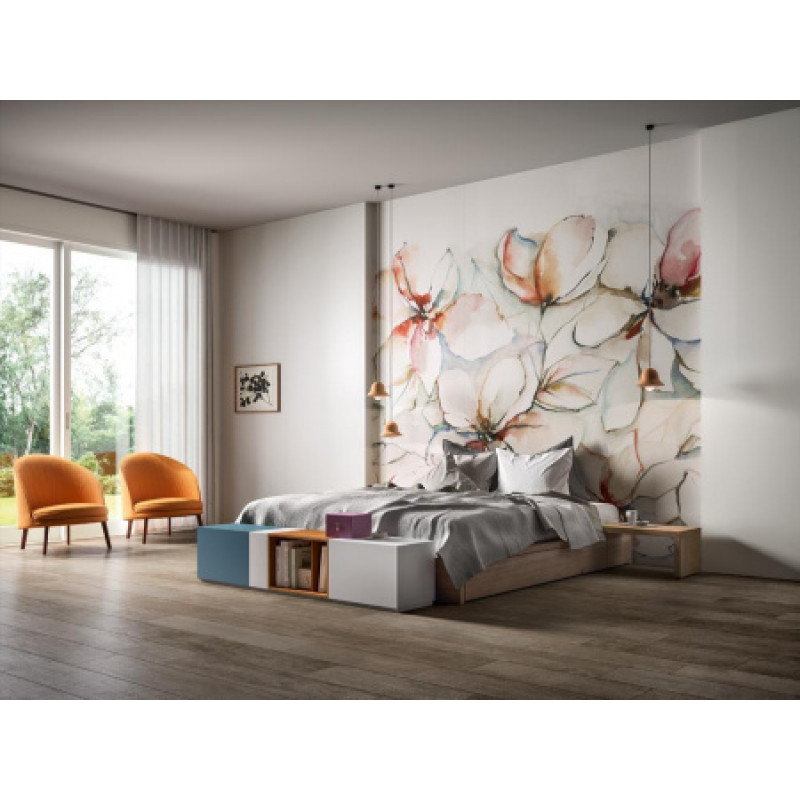 Плитка керамогранітна Cottodeste Wonderwall декор Lotus B 1000x3000х3,5мм Kerlite, гладка/матова EG7WP74