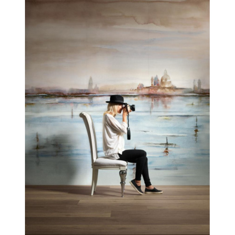 Плитка керамогранітна Cottodeste Wonderwall декор Venice C 1000x3000х3, 5мм Kerlite, гладка/матова EG7WP62