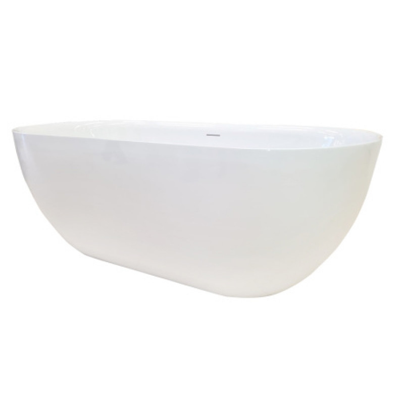 Ванна акрилова Hatria Vasche BT 01 170x78x60 см білий/Avorio 12Y7AX25