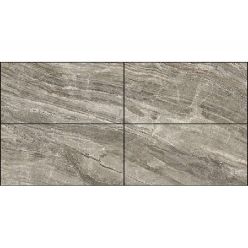 Плитка керамогранитная FMG Marmi maxfine Nuvolato grigio 1500x750х6мм гладкая/матовая silky SY175516MF6