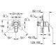 Смеситель скрытого монтажа Grohe BauLoop New 29042001