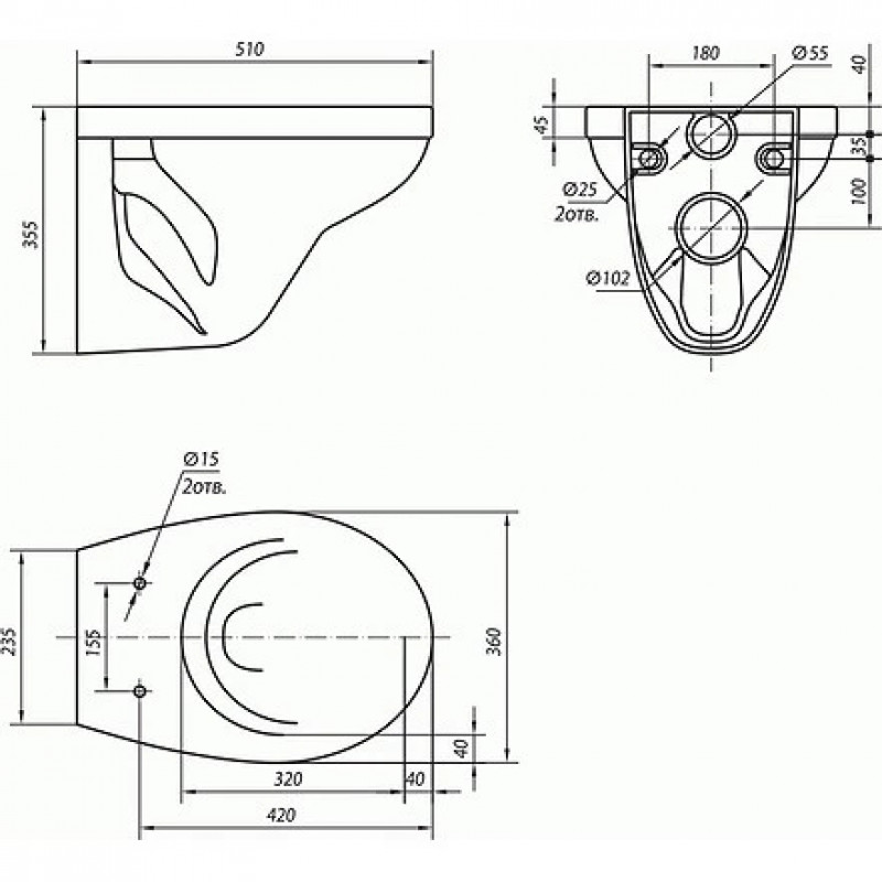 Комплект Duofix Pro 20: инсталляция для подвесного унитаза Geberit Delta + клавиша смыва Delta 01 белая + унитаз Kolo Idol с сиденьем Duroplast 118.315.11.1