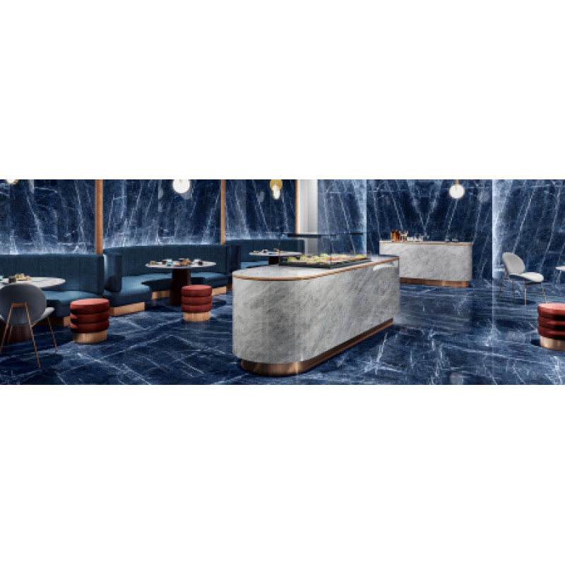 Плитка керамогранітна FMG Marmi maxfine Brazilian blue 1500x750х6мм гладка/полірована L175562MF6