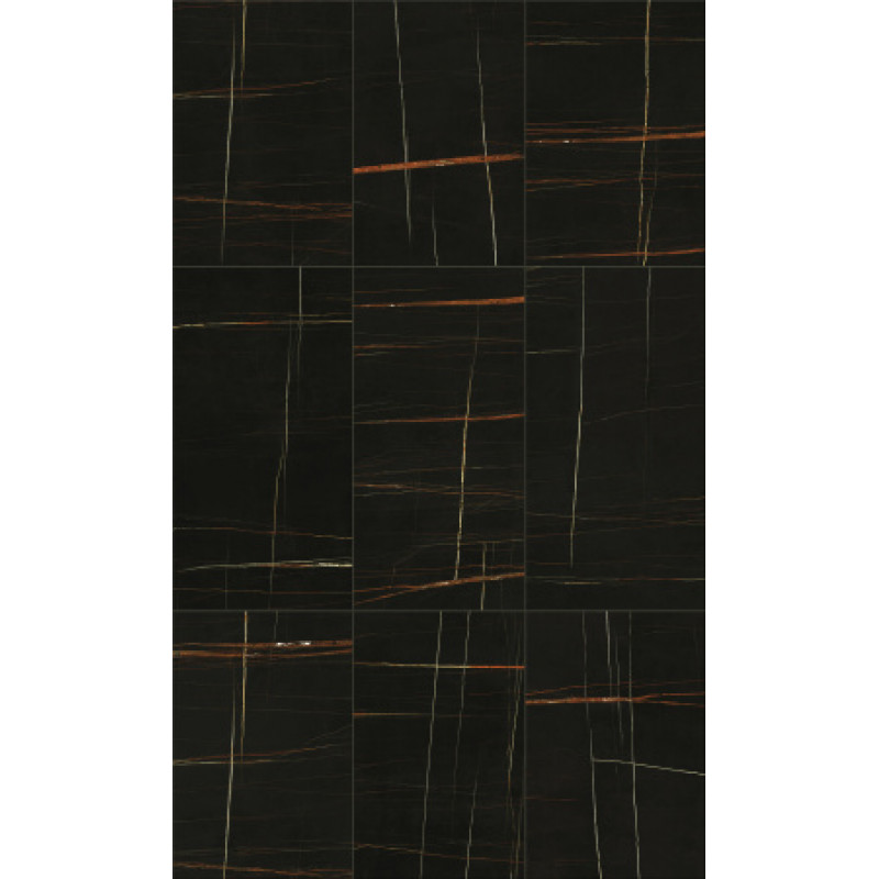 Плитка керамогранитная FMG Marmi select Sahara noir 1200x600х8мм гладкая/полированная LU628364