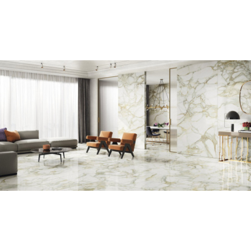 Плитка керамогранитная FMG Marmi select Calacatta oro 1200x600х8мм гладкая/полированная LU628365