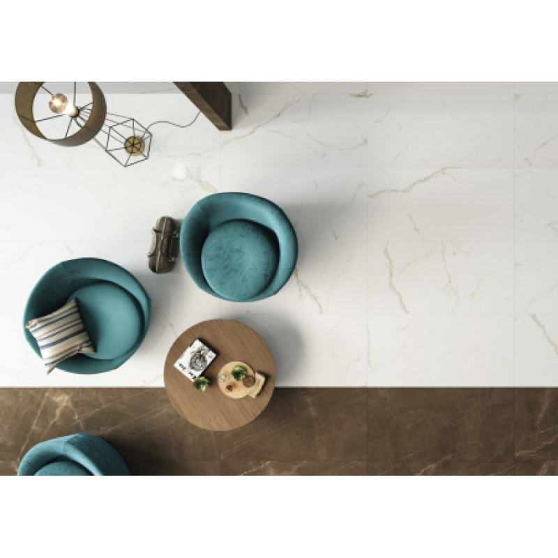 Плитка керамогранитная FMG Marmi select Calacatta white 1200x600х8мм гладкая/полированная LU628389