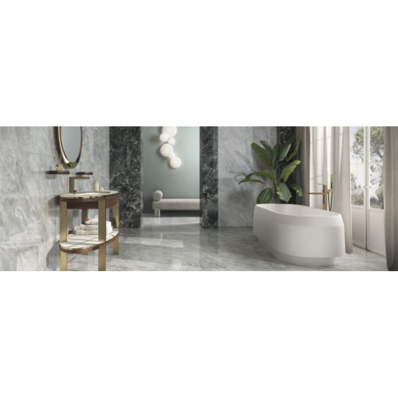 Плитка керамогранітна FMG Marmi select Trambiserra grey 1200x600х8мм гладка/полірована LU628553