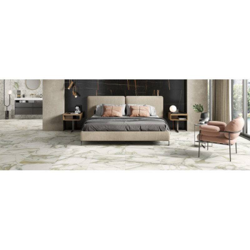 Плитка керамогранитная FMG Marmi select Calacatta oro 600x600х8мм гладкая/полированная LU668365