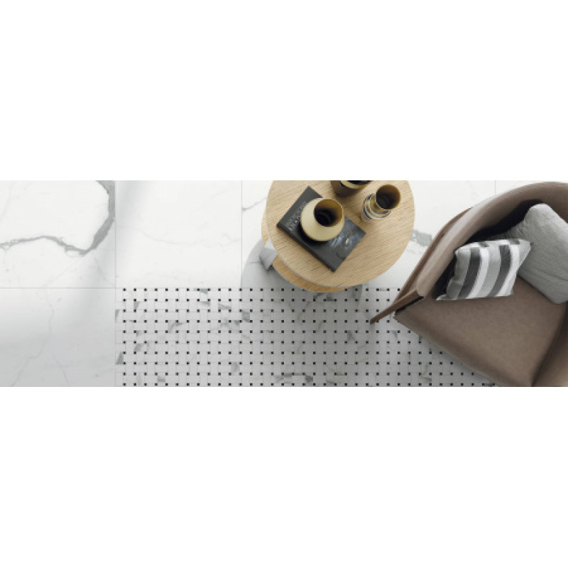 Плитка керамогранитная FMG Marmi select Bianco venato extra 600x600х8мм гладкая/матовая P668300