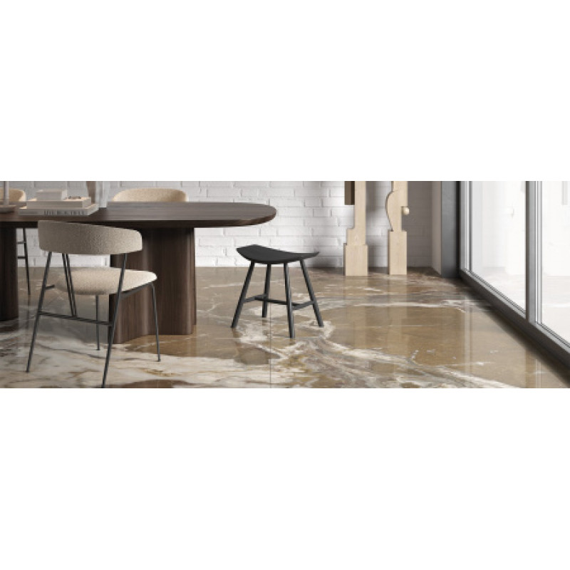 Плитка керамогранитная FMG Marmi maxfine Brown fusion 1500x750х6мм гладкая/полированная L175615MF6