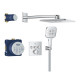 Душова система Grohe Grohtherm SmartControl з верхнім душем Rainshower 310 SmartActive Cube 34864000