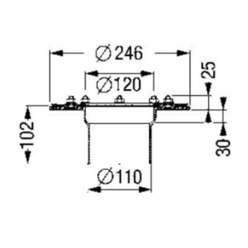 Соединительная секция Kessel System 100 27198