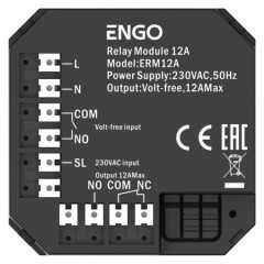 Проводной релейный модуль Engo 12 A ERM12A 932252541