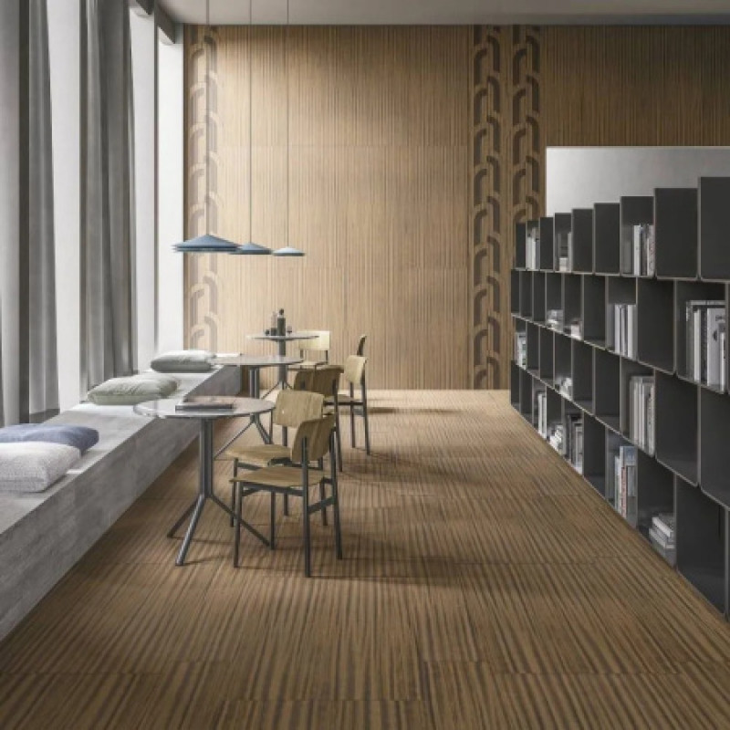 Плитка керамогранітна Refin Canal grande Noce 250x1500х9мм гладка/матова OS97