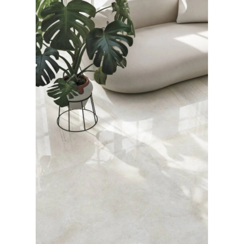 Плитка керамогранитная Refin Sublime Ivory 600x1200х9мм гладкая/полированная OT31
