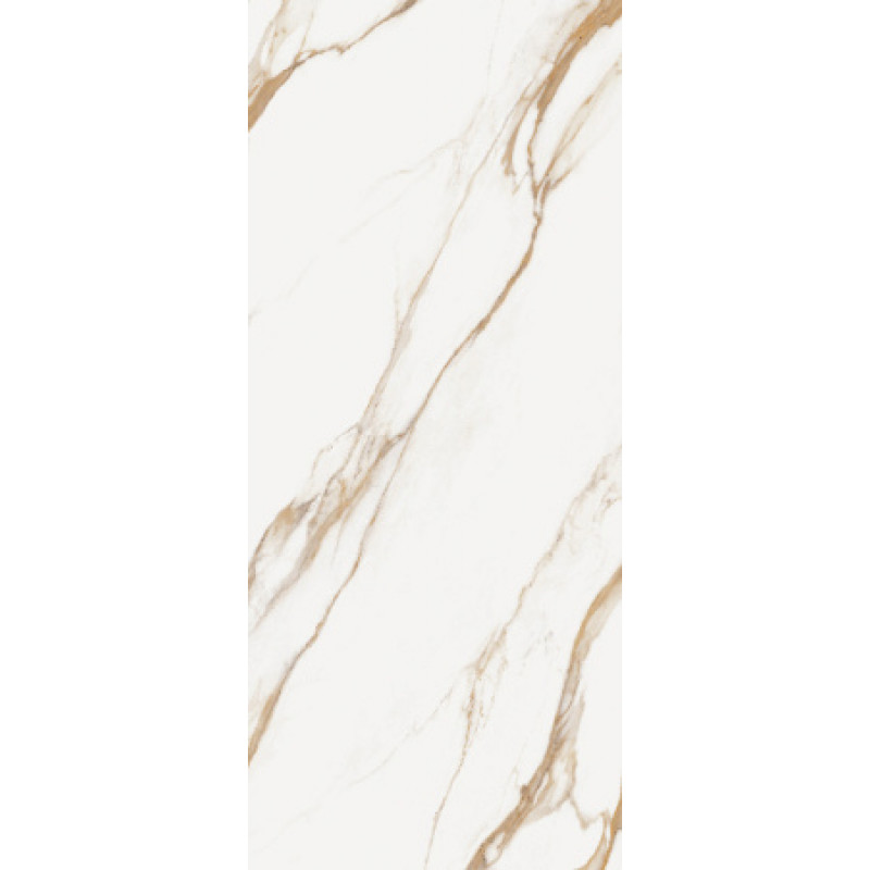 Плитка керамогранитная Refin Prestigio Calacatta oro 1200x2780х6мм гладкая/полированная RA36