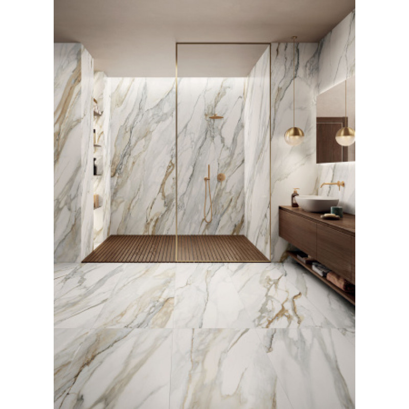 Плитка керамогранітна Panaria Perpetual Venato gold 2780x1200х6мм гладка/матова PZ6PE40