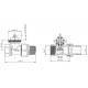 Запорный клапан Sonniger под электропривод M30х1.5 DN15 прямой CGA0003