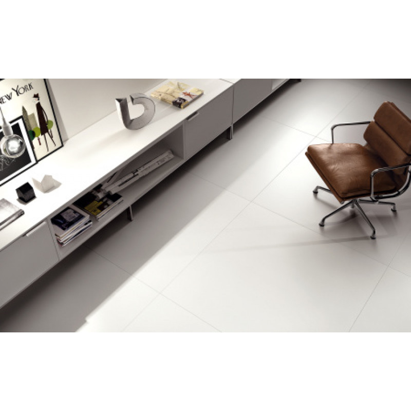 Плитка керамогранітна Cottodeste Black&white Ultrawhite 1000x1000х5,5мм Kerlite, гладка/матова silk EK8KB20