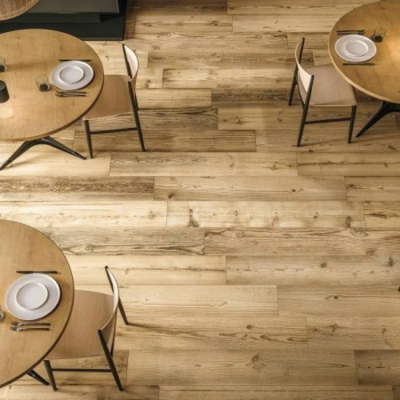 Плитка керамогранитная Refin Cortina Honey 250x1500х9мм структурная/матовая OF83