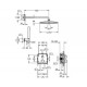 Душова система з термостатом Grohe Grohtherm Rainshower Mono 310 Cube 34870000