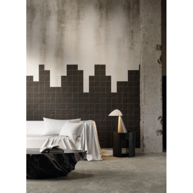 Плитка Iris Ceramica Bottega d`arte Ebano 150x150х10мм структурная/матовая, для стены 511008