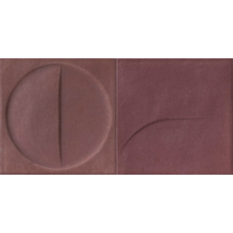 Плитка Iris Ceramica Bottega d`arte, декор Motivi Amaranto 150x150х10мм структурная/матовая, для стены 511013