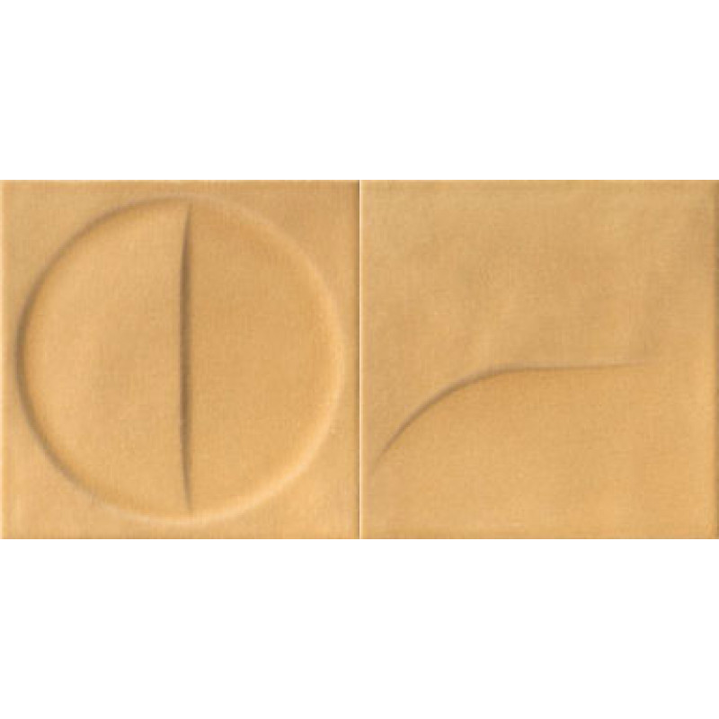 Плитка Iris Ceramica Bottega d`arte, декор Motivi Senape 150x150х10мм структурная/матовая, для стены 511016