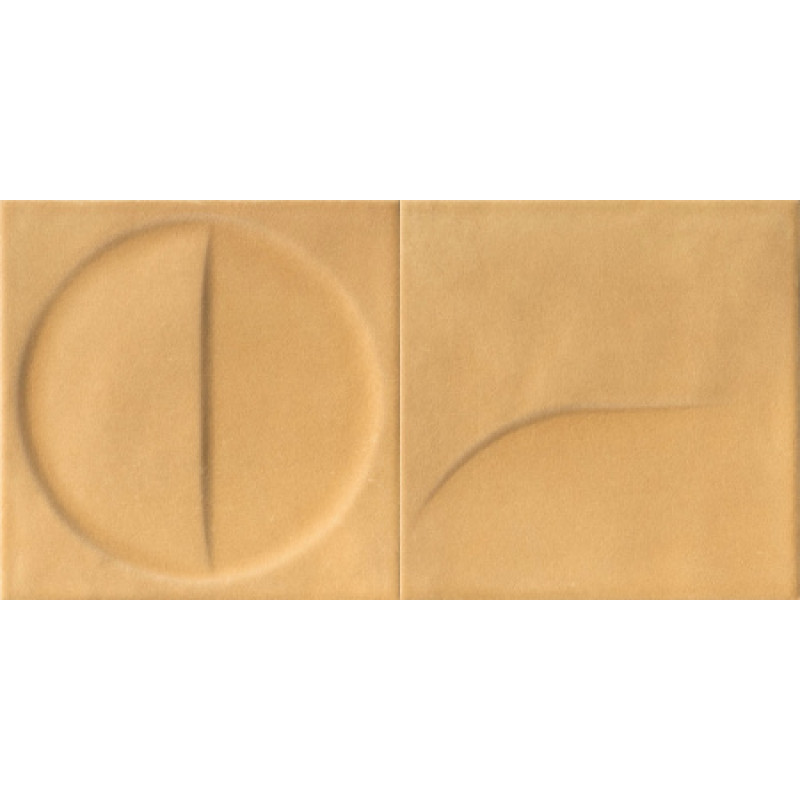 Плитка Iris Ceramica Bottega d`arte, декор Motivi Senape 150x150х10мм структурная/матовая, для стены 511016