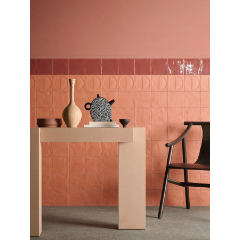 Плитка Iris Ceramica Bottega d`arte, декор Motivi Corallo 150x150х10мм структурная/матовая, для стены 511017