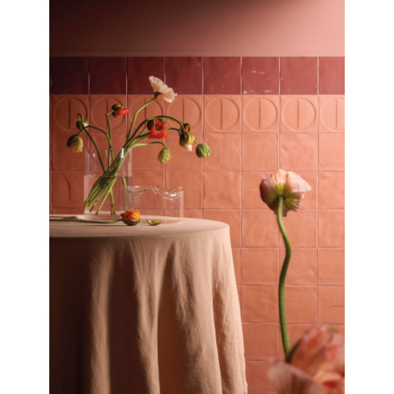 Плитка Iris Ceramica Bottega d`arte, декор Motivi Corallo 150x150х10мм структурная/матовая, для стены 511017