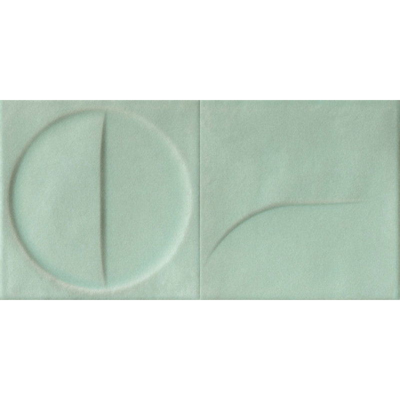 Плитка Iris Ceramica Bottega d`arte, декор Motivi Turchese 150x150х10мм структурная/матовая, для стены 511019