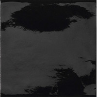 Плитка Iris Ceramica Bottega dʻarte Nero 150x150х10мм структурна/глянцева, для стіни 511031