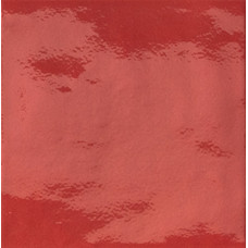 Плитка Iris Ceramica Bottega d`arte Rosso 150x150х10мм структурная/глянцевая, для стены 511032