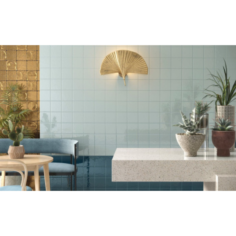Плитка Iris Ceramica Bottega d`arte, декор Motivi Oro 150x150х10мм структурная/глянцевая, для стены 511044