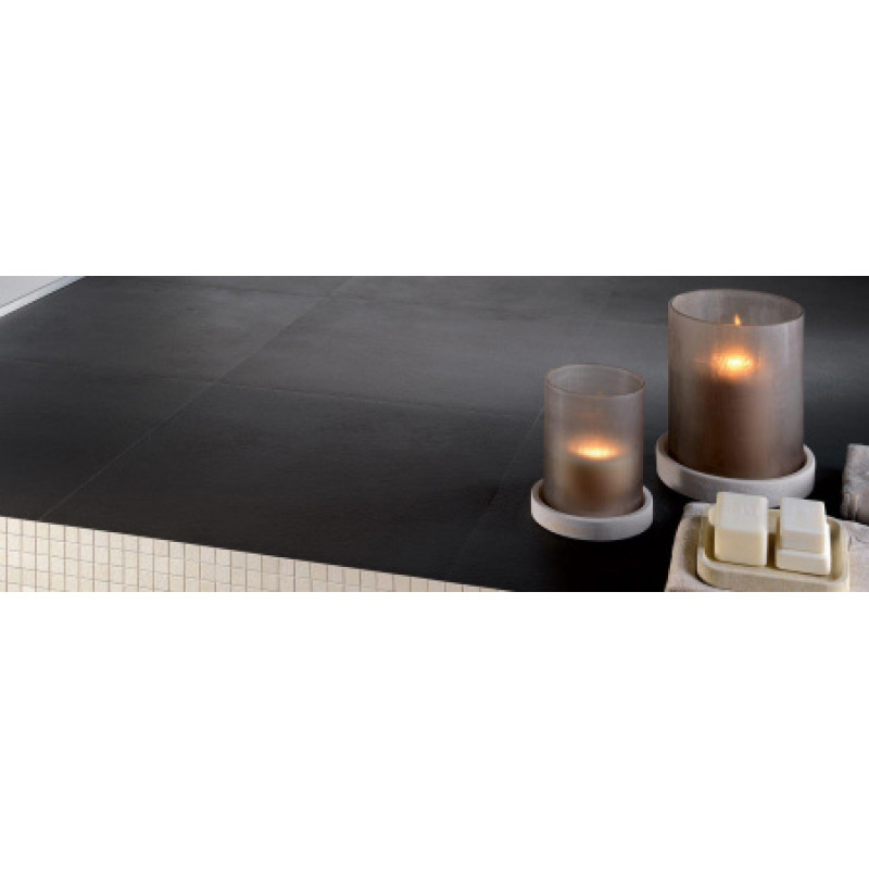 Плитка керамогранітна FMG Roads Black intensity 1200x600х10, 5мм структурна/матова smooth P62203