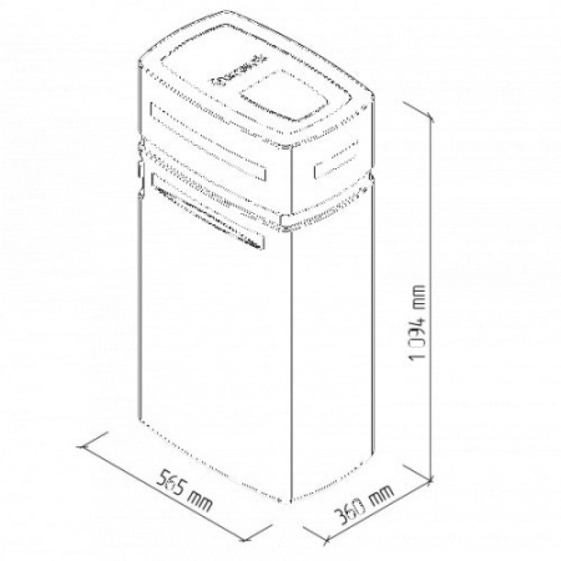 Компактный фильтр смягчения воды Ecosoft Anthracite Azure 250 FU1035CABGDV