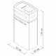 Компактный фильтр смягчения воды Ecosoft Anthracite Azure 250 FU1035CABGDV
