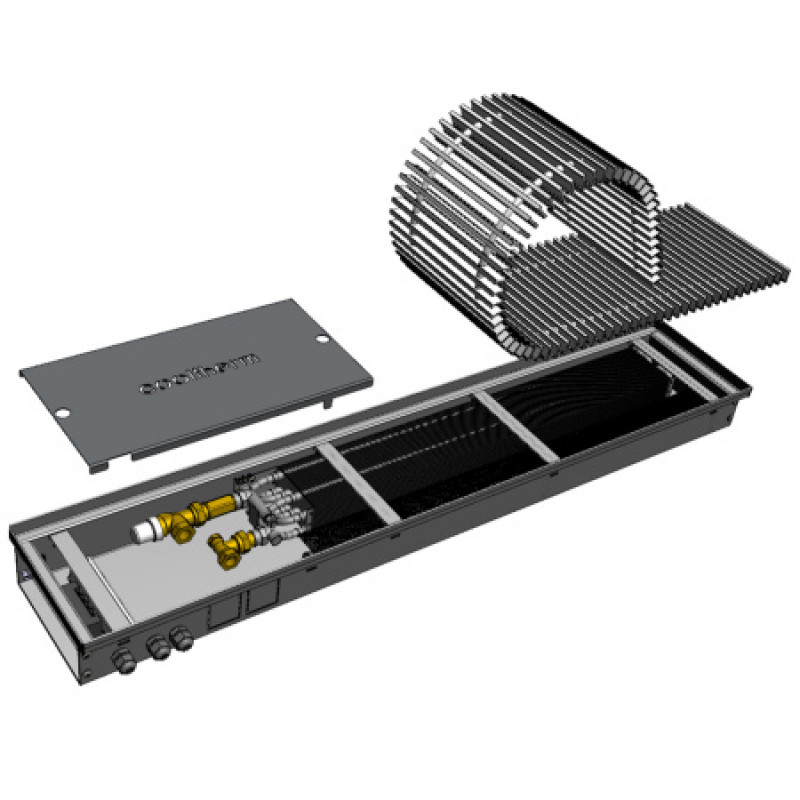 Внутрипольный конвектор Cooltherm Ventherm 1750/200/110 V-1750.200.110-P.С.